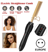 Load image into Gallery viewer, 2-in-1 Hair Curler & Straightener Comb