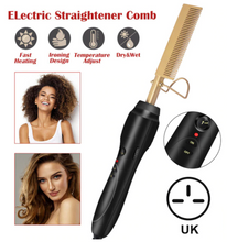 Load image into Gallery viewer, 2-in-1 Hair Curler & Straightener Comb